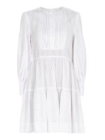 Abito in cotone con pieghe