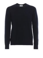 Maglione lavorato in lana merino