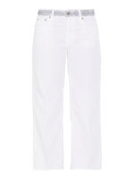 Jeans con ricamo in vita