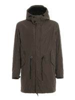 Parka in tessuto mano pesca