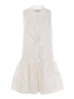 Abito corto in cotone