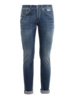 Jeans George in denim con dettagli destroyed