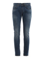 Jeans George in denim slavato