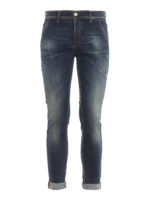 Jeans skinny Konor con macchie