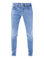 Jeans sartoriali in denim  chiaro