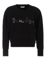 Felpa con logo glitterato