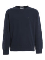 Felpa con inserti in tessuto tecnico