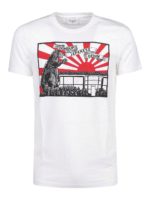 T-shirt in cotone stampa Japanese