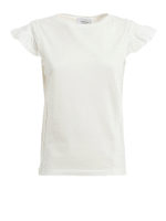 Top con maniche a volant