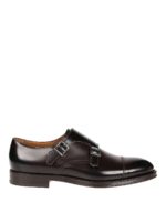 Monk strap in pelle spazzolata