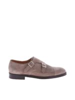 Scarpe monk strap un suede beige