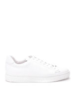 Sneakers bianche in pelle liscia