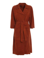 Soprabito in pelle scamosciato