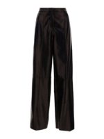 Pantalones De Cuero - Marron Oscuro