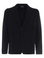 Blazer monopetto i cotone lavorato a maglia