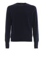 Maglia blu in cashmere