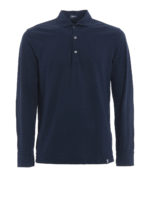 Polo in jersey a manica lunga
