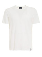 T-shirt in cotone con etichetta logo