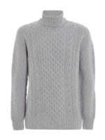 Sueter Con Cuello Alto - Gris Claro