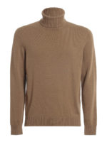 Pullover in lana merino a collo alto