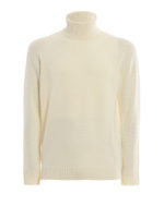 Pull Col Roule - Blanc