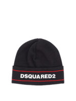 Berretto in lana con stampa logo