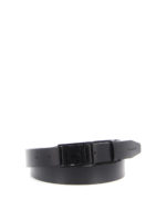 Cintura in pelle opaca con fibbia DSQ