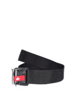 Cintura in tessuto con etichetta logo