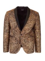 Blazer Tokyo maculato lame nero e oro