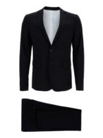 Completo in lana nero