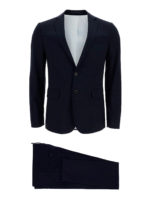 Completo in lana blu