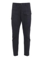 Pantalone effetto destroyed nero