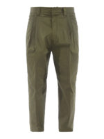 Pantaloni in gabardina cotone stretch
