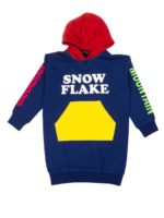 Felpa color block logata