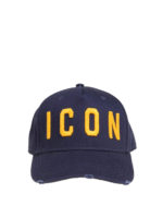 Cappellino con bordo a contrasto e logo