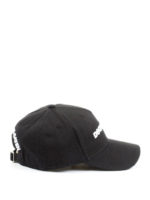 Cappellino nero con ricamo logo