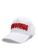 Cappellino da baseball bianco con ricamo logo