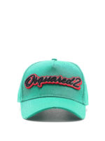 Cappellino in cotone con patch logo