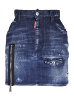 Gonna a cupola in denim