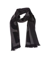 Sciarpa nera e grigia Dsquared2