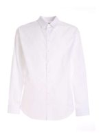 Camicia Collar Logo bianca
