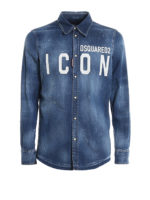 Camicia destroyed in denim