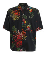 Camicia floreale a maniche corte