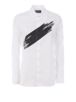 Camicia in cotone stampa glitterata