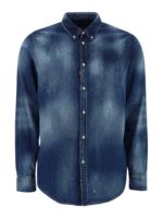 Camicia in denim stretch slavata