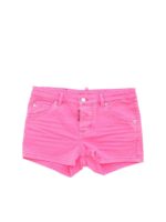Shorts rosa fluo con logo