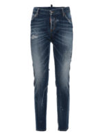 Jeans con effetto macchie