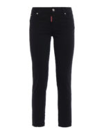 Jeans Twiggy crop in denim nero