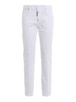 Jeans Cool Girl in denim bianco