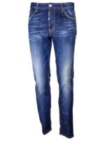 Jeans macchie bianche Cool Guy blu